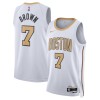 Maillot Basket Homme Boston Celtics Jaylen Brown 2025-26 Nike City Edition Blanc Swingman